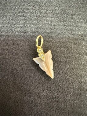 Sydney Evan Arrowhead Charm with Diamond Accents